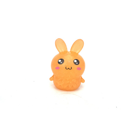 Žertovná mačkací hračka králík antistresová 10×7 cm