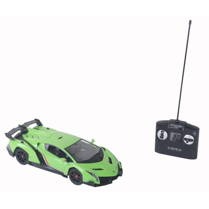RC auto Lamborghini Veneno 1:14 stříbrné nebo zelené