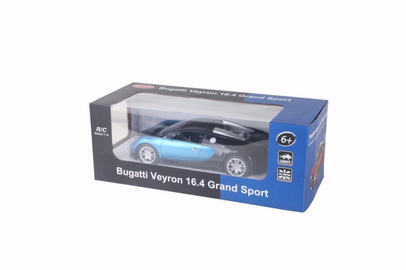 rc auto bugatti veyron 1:14 červené nebo modré