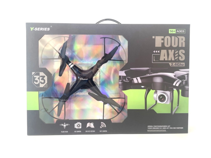 Dron 2,4G s HD kamerou a čtyřosým gyroskopem