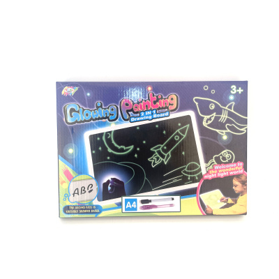 Kreslící tabulka svítící ve tmě A4 pro děti