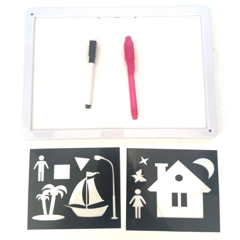 Kreslící tabulka svítící ve tmě A4 pro děti