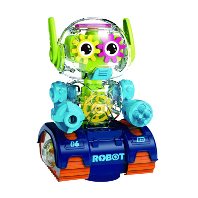 robot se světelnými a zvukovými efekty pro děti