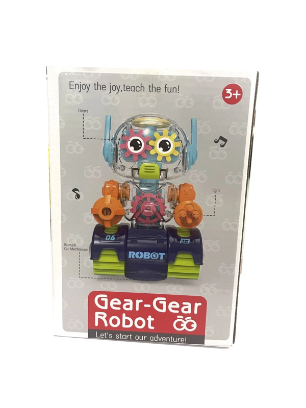 robot se světelnými a zvukovými efekty pro děti