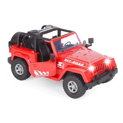 Alltoys Džíp 1:10 se světelným a zvukovým efektem červený