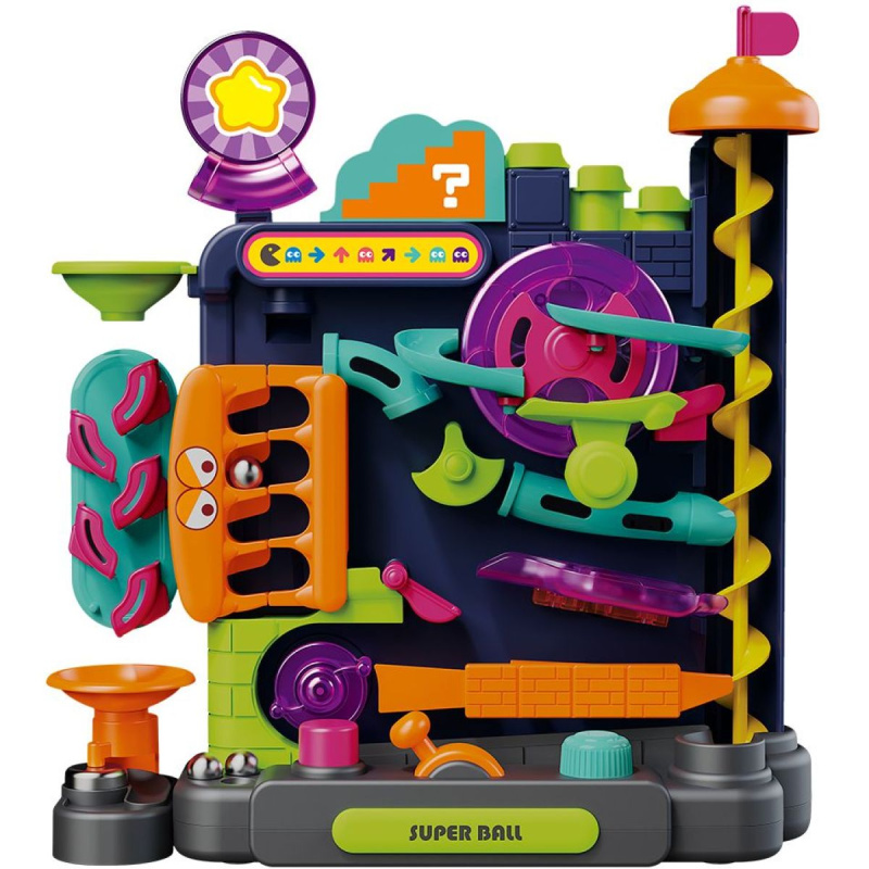 Kuličková interaktivní hra s otáčivou platformou