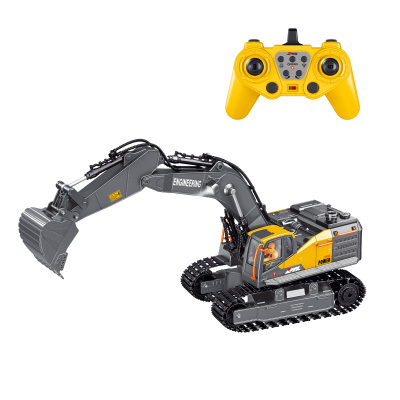 RC bagr se sprejem 1:18 s kovovým ramenem a 2.4 GHz ovládáním