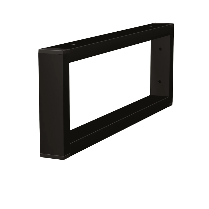 INTEDOOR Konzole BEE hranatá, 16 x 4 x 45 cm, černá mat