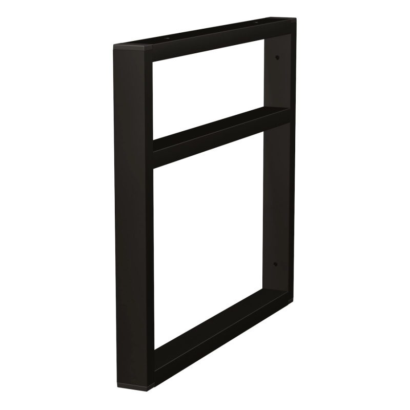 INTEDOOR Konzole BEE hranatá, 40 x 4 x 45 cm, černá mat