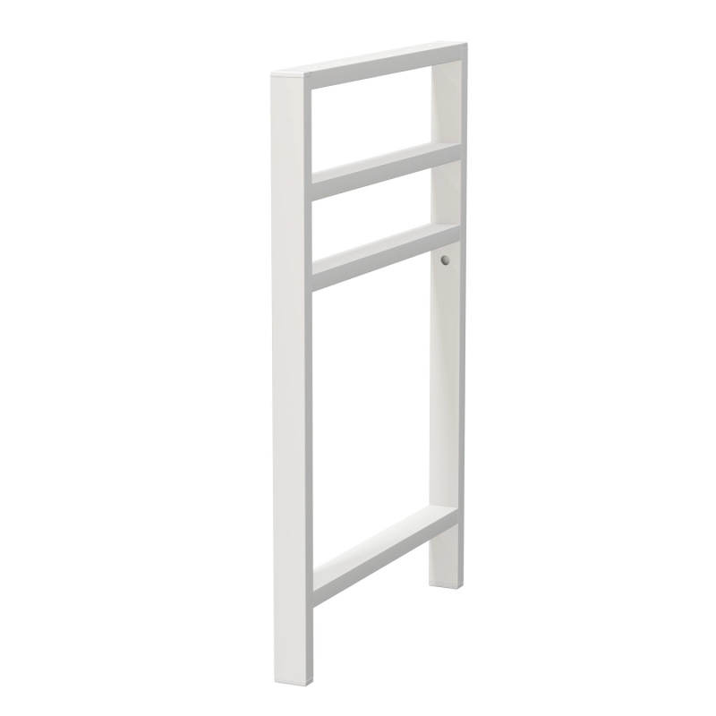 INTEDOOR Noha BEE, hranatá, 68 x 4 x 45 cm, bílá mat