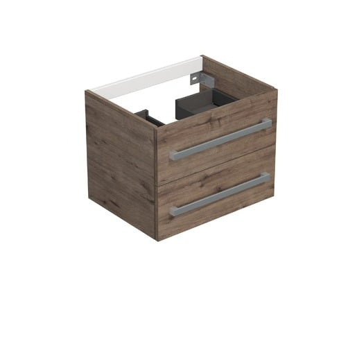 Koupelnová skříňka bez umyvadla Naturel Cube 60x53x40 cm dub Wellington mat CUBE260ZDWBU