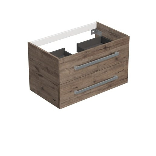 Koupelnová skříňka bez umyvadla Naturel Cube 80x76,5x46 cm dub Wellington mat CUBE4680ZDWBU