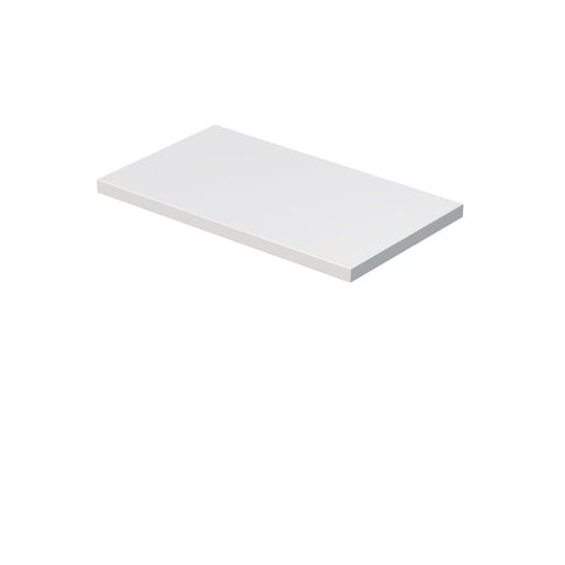 Krycí deska Naturel Cube 60x3,6x46 cm bílá lesk CUBE46KD6036BL