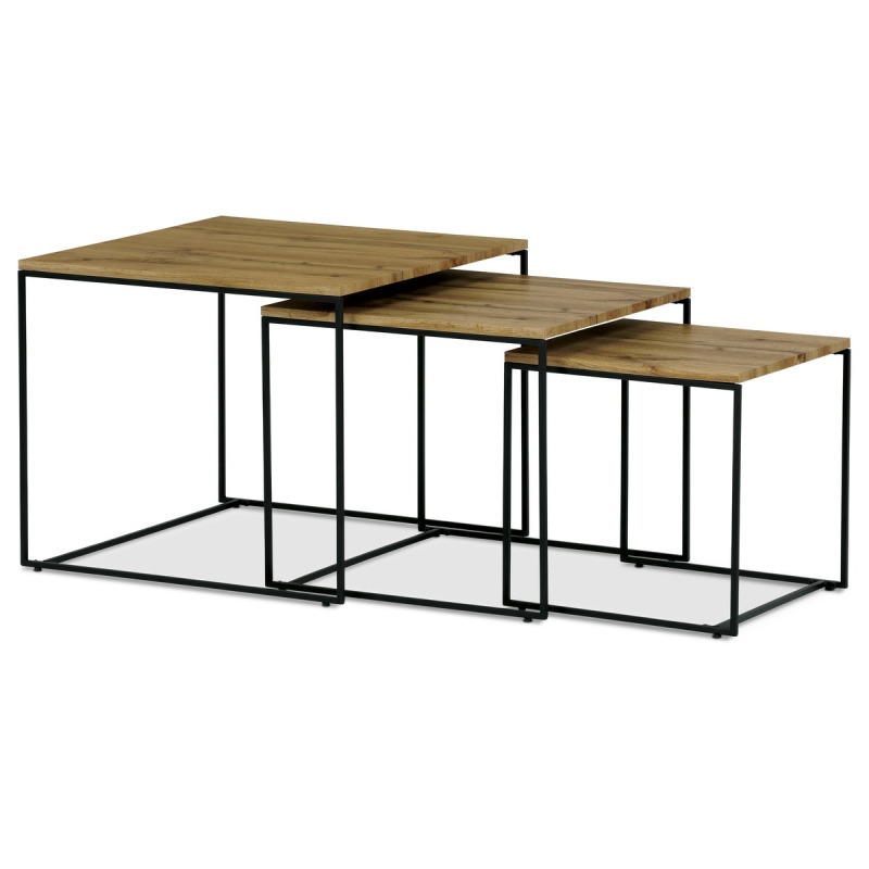 Konferenční stolek Autronic 60x51 cm hnědý MDF AF-3008 OAK