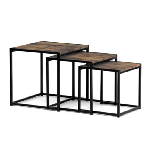 Konferenční stolek Autronic 45x45 cm hnědý MDF AF-3003 OLW