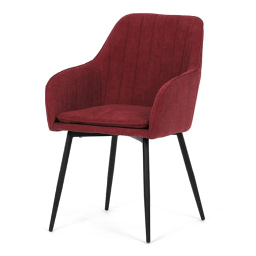 Jídelní židle Autronic červená Látka DCL-221 RED2