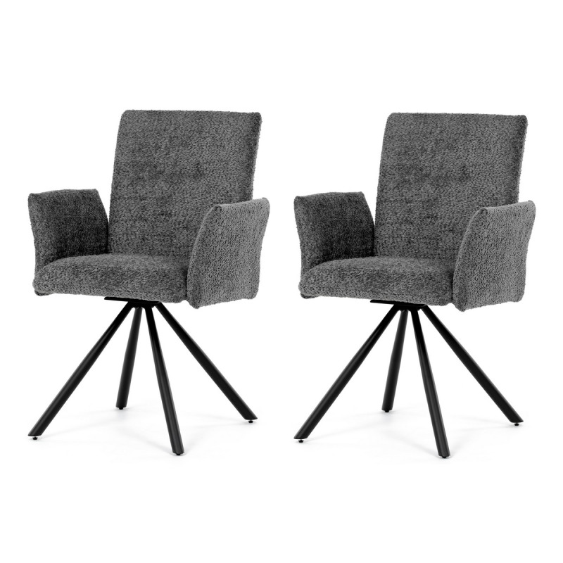 Jídelní židle Autronic šedá Látka DCH-W1117 GREY2