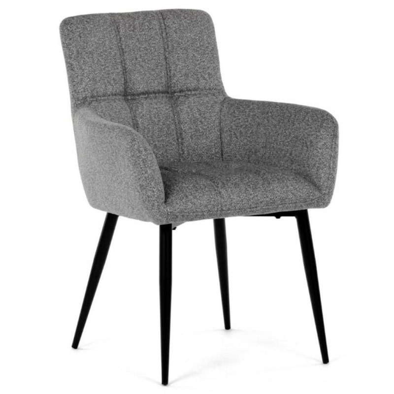 Jídelní židle Autronic šedá Látka DCH-P3146 SIL2