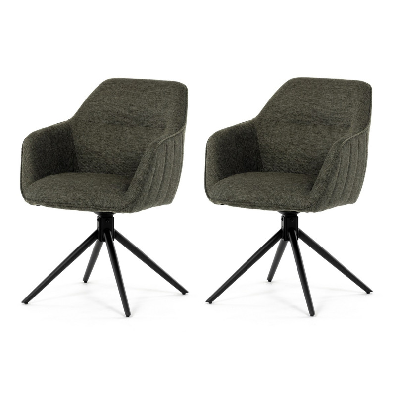 Jídelní židle Autronic zelená Látka HC-536 GRN2