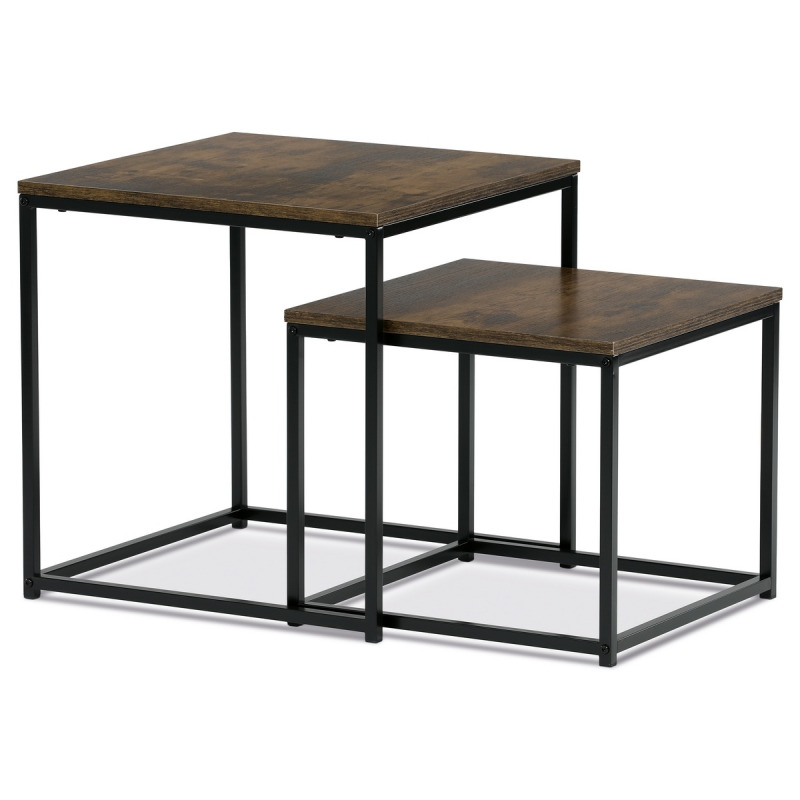 Odkládací Stolek Autronic 50x52 cm přírodní MDF AF-076 OLW