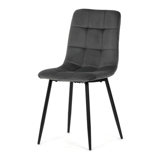 Jídelní židle Autronic šedá látka CT-281 GREY4