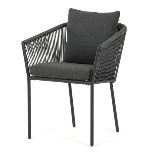 Zahradní židle Autronic šedá Hliník AZC-C1179 GREY