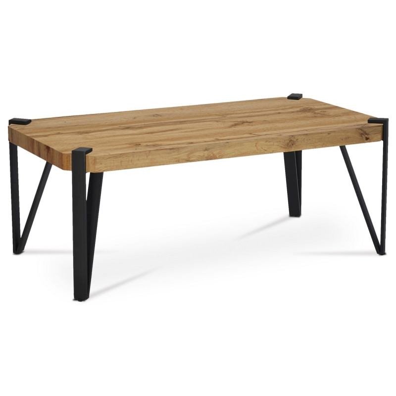 Konferenční stolek Autronic 110x44 cm hnědý MDF AHG-260 OAK