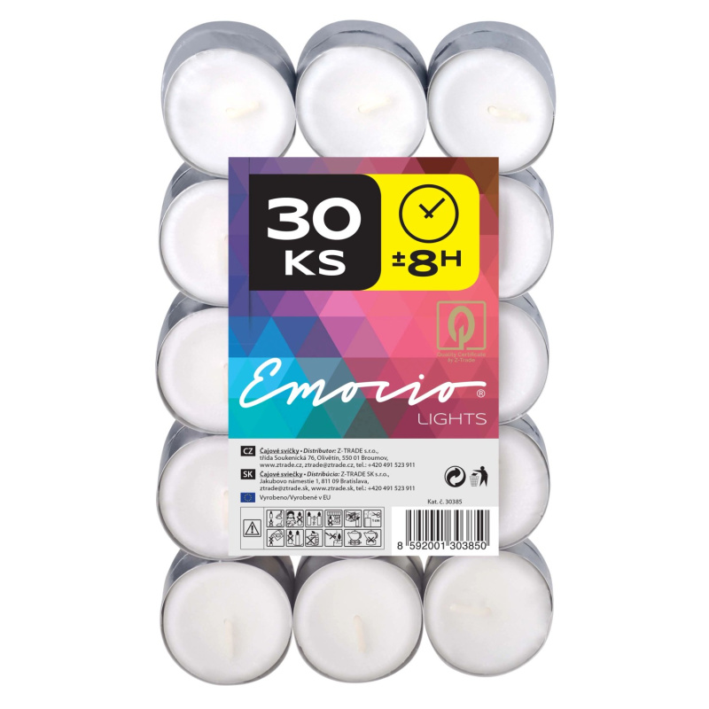 Emocio Lights Čajové svíčky 30 ks, 195 x 117 x 40 mm