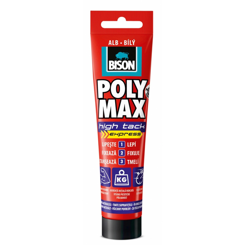 BISON Lepidlo POLY MAX high tack express v krabičce, 165 g
