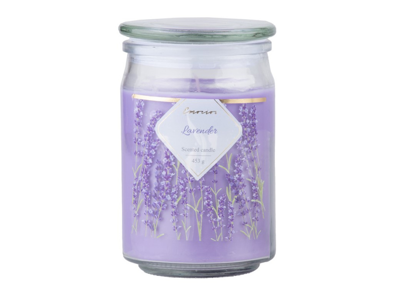 Emocio Svíčka ve skle Lavender Fields 93 x 142 mm