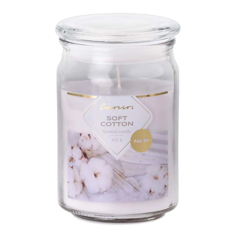 Emocio Svíčka ve skle Soft Cotton 93 x 142 mm