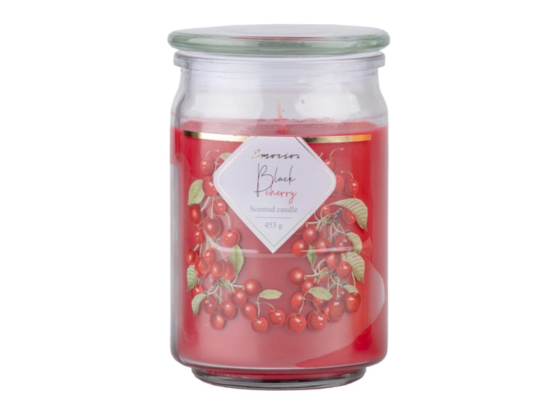 Emocio Svíčka ve skle Black Cherry 93 x 142 mm