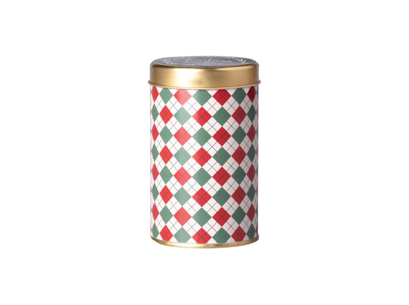 Emocio zelená vonná svíčka v plechové dóze 77x127 mm - Christmas Cookies