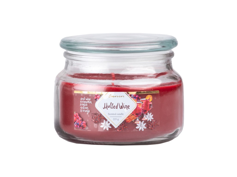 Emocio Vonná svíčka ve skle s víčkem Mulled Wine 100 x 79 mm, 225 g