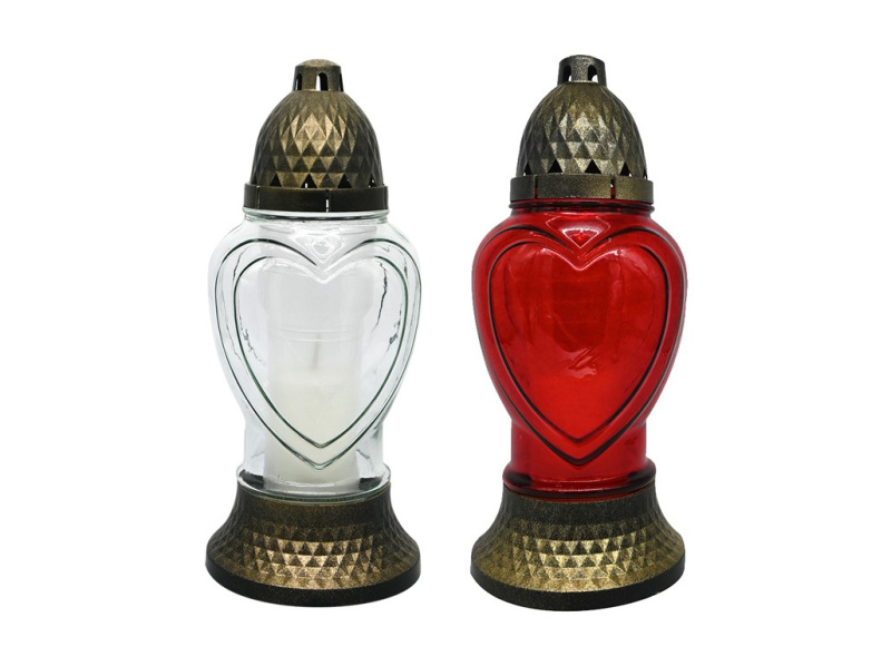 Hřbitovní sklo 26cm vklad 80g 24h. v mixu barev