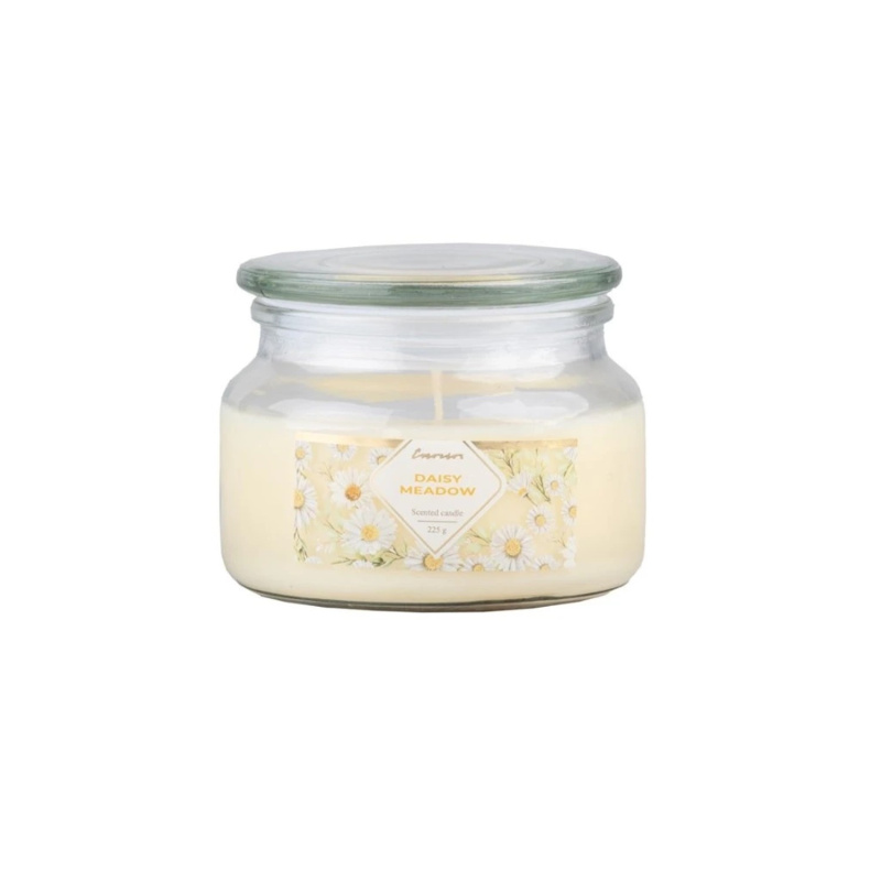 Emocio Vonná svíčka ve skle s víčkem Daisy Meadow 100 x 79 mm, 225 g
