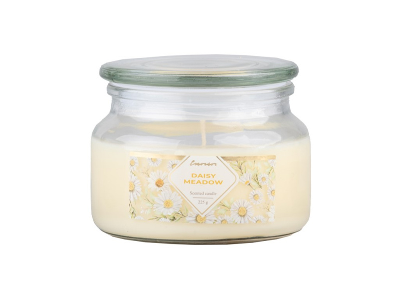 Emocio Vonná svíčka ve skle s víčkem Daisy Meadow 100 x 79 mm, 225 g