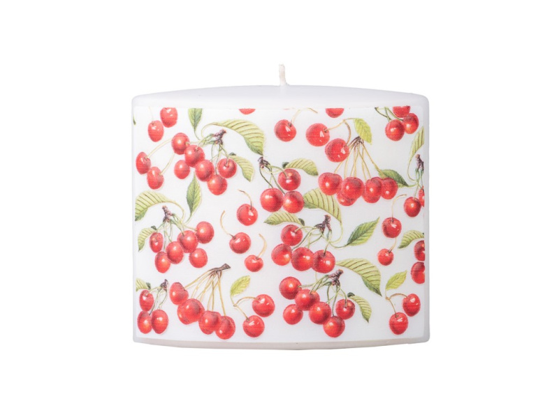 Elipsa svíčka Black Cherry 115x53x100mm