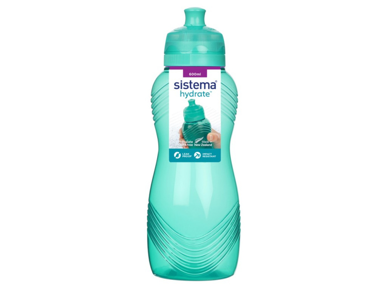 Sistema Hydrate Wave Twist'n'Sip láhev 600 ml, zelená