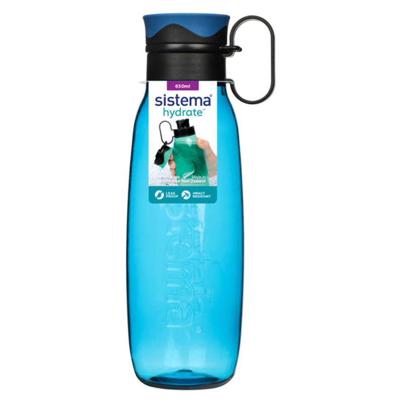 SISTEMA Hydrate Tritan láhev Traverse modrá 650 ml
