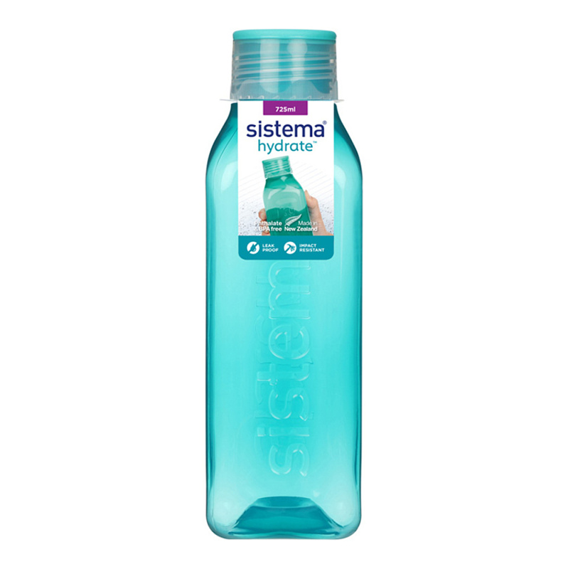 SISTEMA Hydrate Láhev Square šroubovací víčko zelená 725 ml