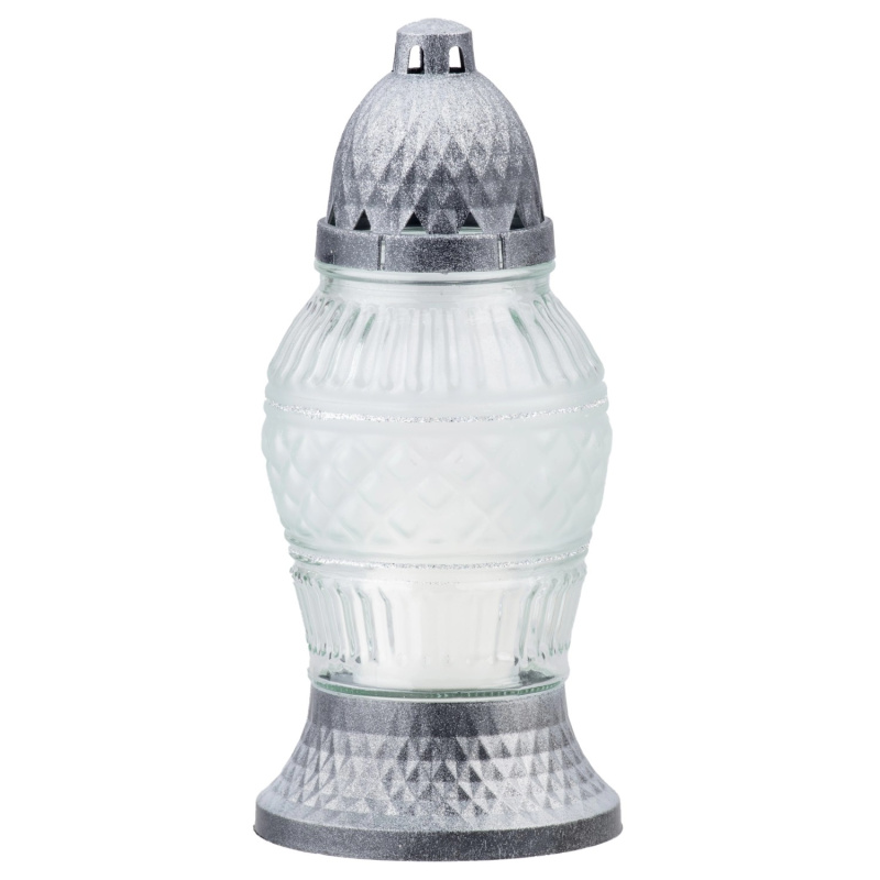 Hřbitovní sklo, vklad 80g, pr. 11,5 x 25 cm