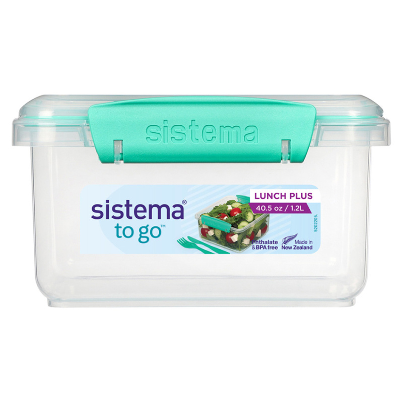 SISTEMA To Go Krabička na oběd s příborem zelená 1,2 l
