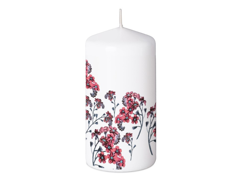 Válec Kvítka drobná, svíčka 60x110 mm