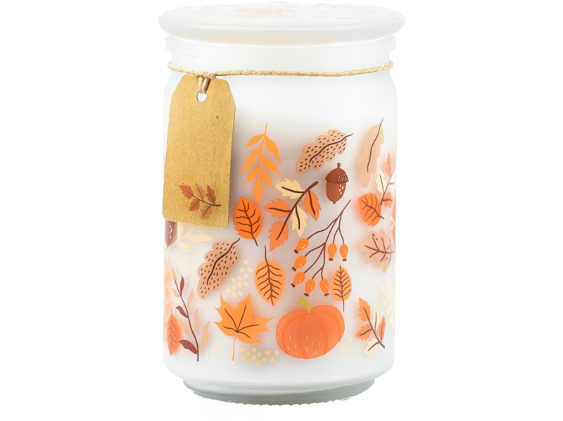 Emocio Sklo 93×142 mm Autumn Leaves vonná svíčka