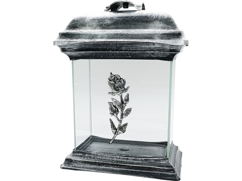 Madona Hřb.Katedrála 26 cm růže stříbrná