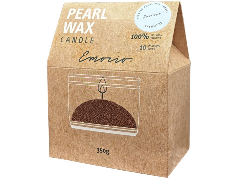 Svíčka sypaný vosk, 350 g, červená