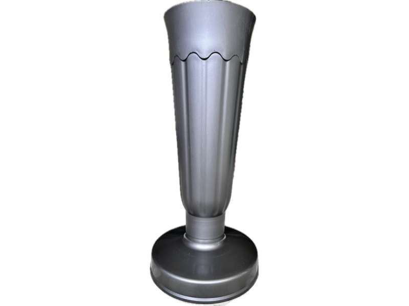 Madona hřbitovní váza plast se zátěží 32 cm – grafit
