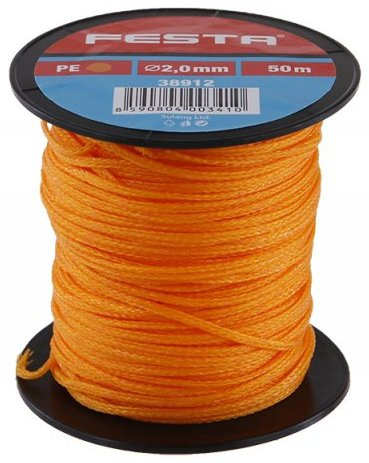 Provázek zednický Festa 2 mm × 50 m oranžový