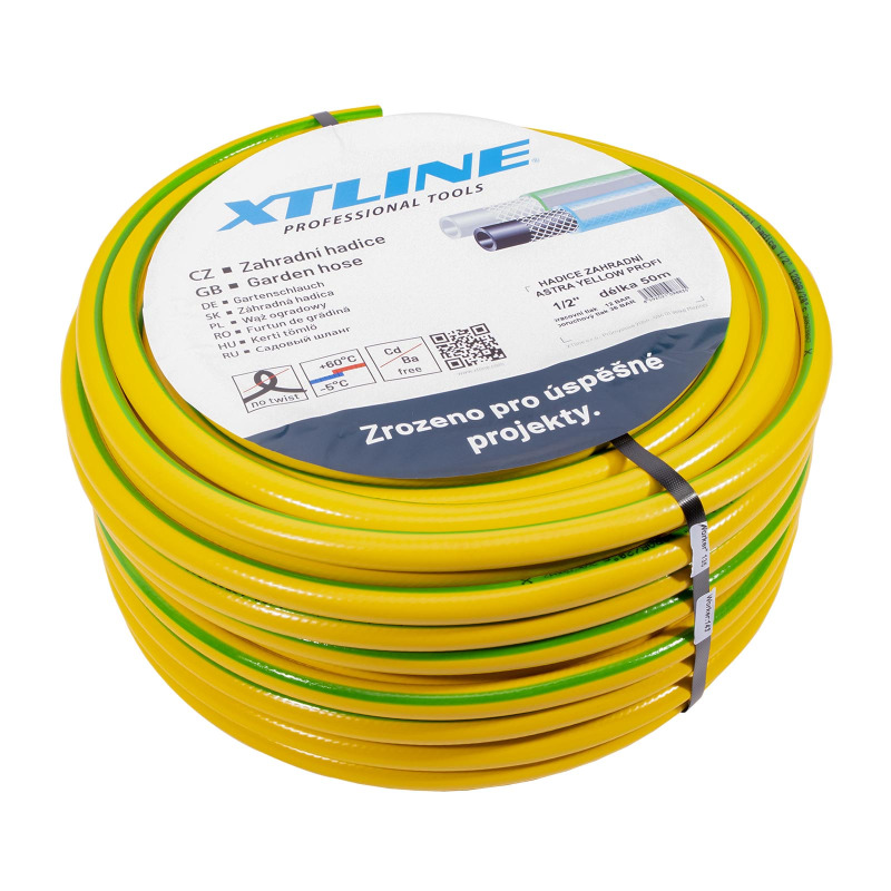 XTLINE Hadice zahradní Astra Yellow PROFI | 1" 25 m
